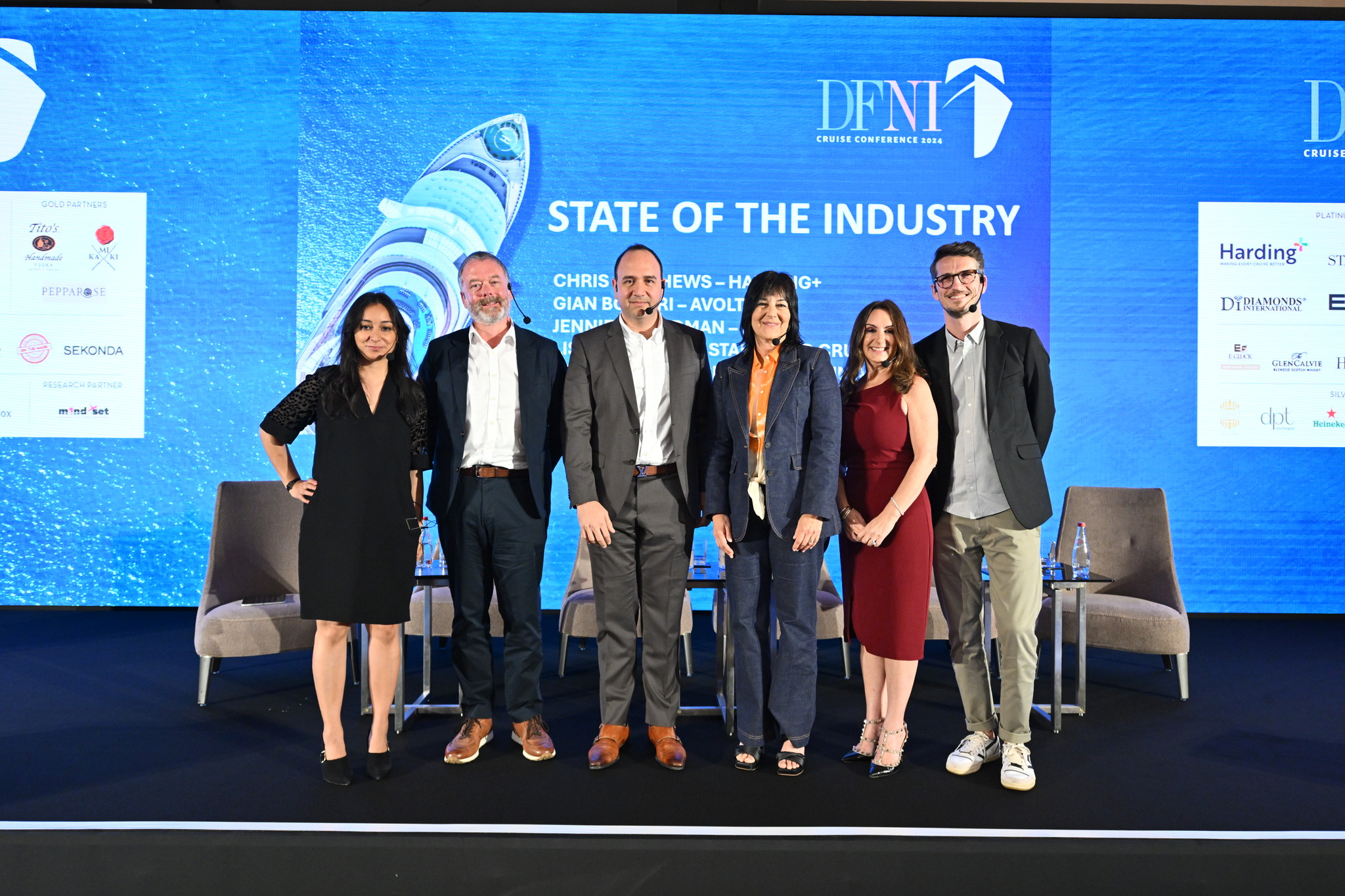 Harding at DFNI Cruise Conference 2024 - State of the Industry Panel.

Photo courtesy of DFNI.