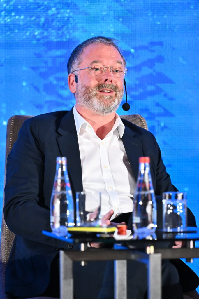 Harding at DFNI Cruise Conference 2024 - State of the Industry Panel.
Photo courtesy of DFNI.