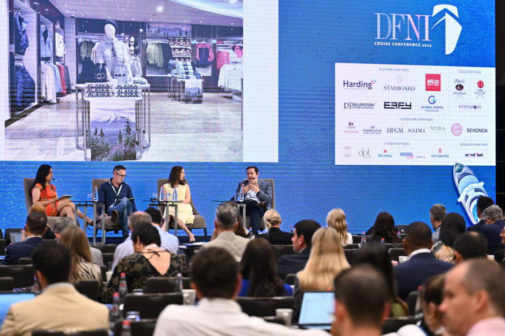 Harding at DFNI Cruise Conference 2024 - Sun Princess Panel.
Photo courtesy of DFNI.